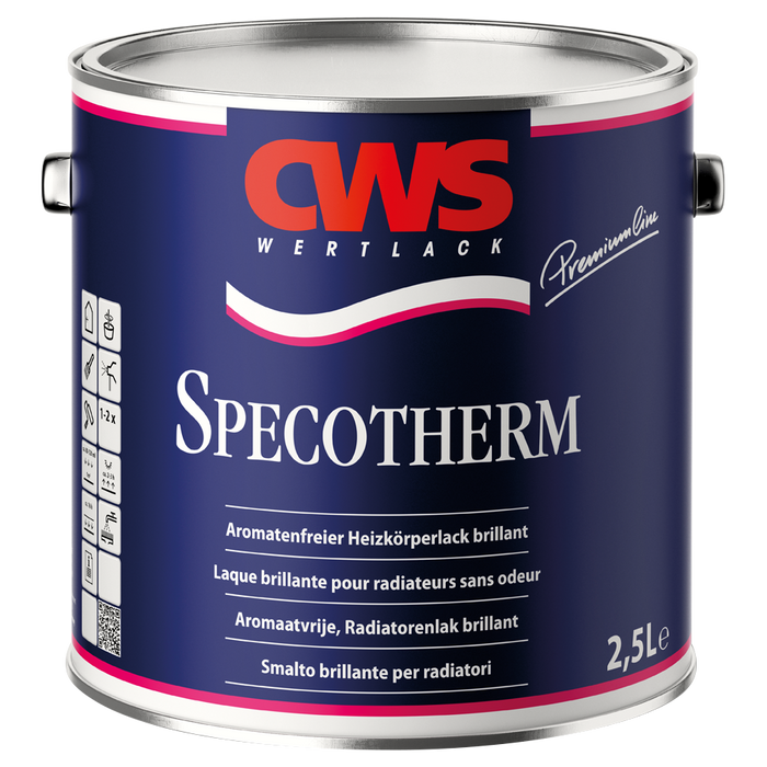 CWS WERTLACK Specotherm 0,75L / 2,5L-Lack-MM Farben