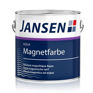 Jansen Aqua Magnetfarbe dunkelgrau matt 0,75L / 2,5L-Farbe-MM Farben