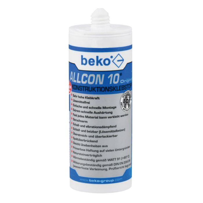 beko Allcon10 Konstrukt-Klebstoff 150ml / 310ml-Konstruktionskleber-4036421260118-MM Farben