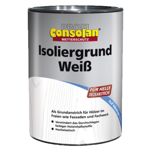 Consolan Isoliergrund Pro weiss 0,75L / 2,5L / 10L-MM Farben