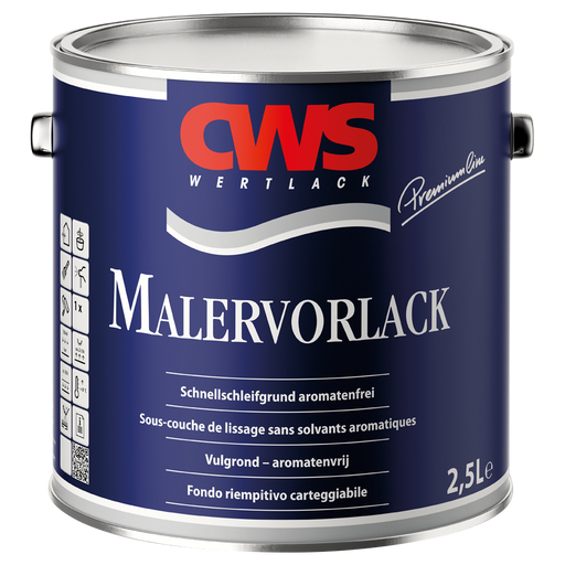 CWS WERTLACK Malervorlack 0,75L / 2,5L-Lack-MM Farben