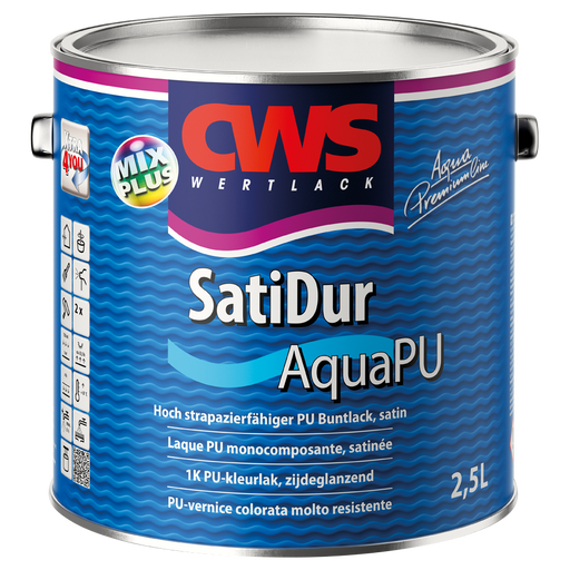 CWS WERTLACK SatiDur Aqua PU 2,5L-Lack-4002536006644-MM Farben