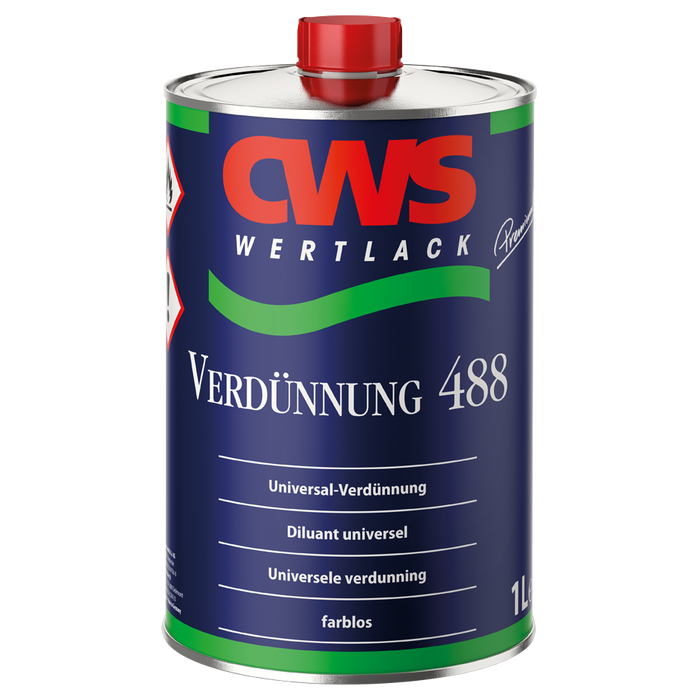 CWS WERTLACK Verdünnung 488 1L / 3L-Verdünner-MM Farben