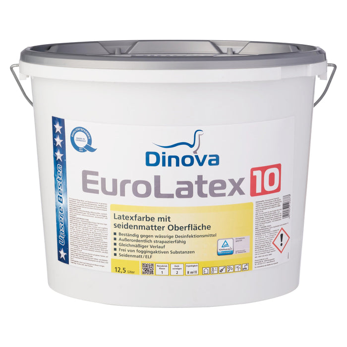 Dinova EuroLatex 10 5L / 12,5L-Innenfarbe-MM Farben