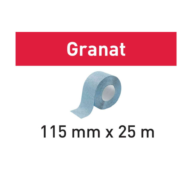 Festool Schleifrolle Granat 115mm x 25m P40 GR-Schleifpapier-4014549253939-MM Farben