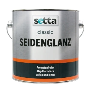 setta classic Seidenglanz 0,375L / 0,75L / 2,5L Weiss-Lack-MM Farben