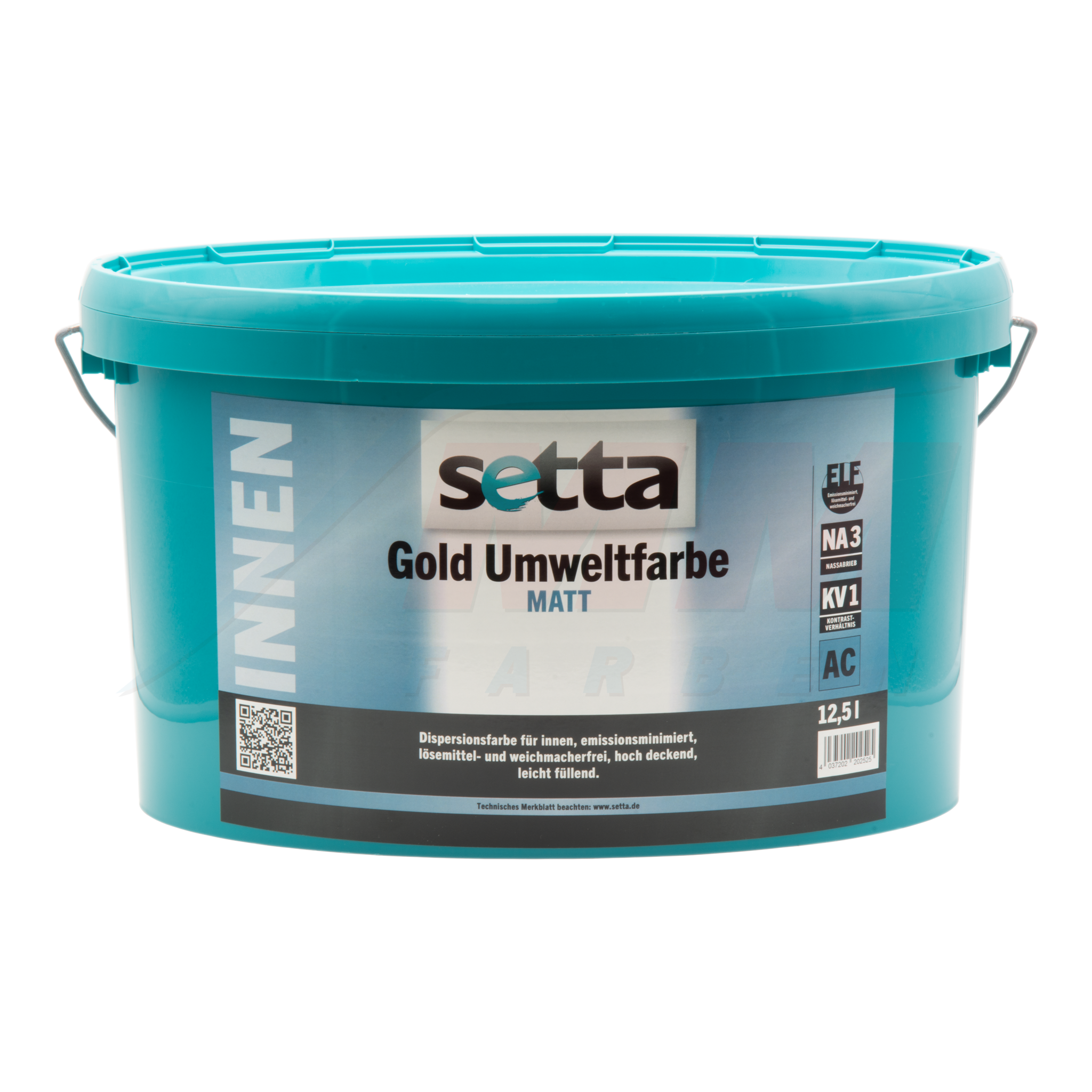 setta Wandfarbe extra + weiss 2,5L / 5L / 12,5L-Farbe-MM Farben