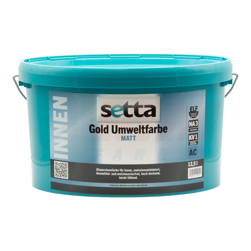 setta Gold Umweltfarbe 2,5L / 5L / 12,5L-MM Farben