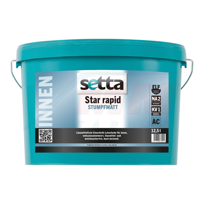 setta Star rapid stumpfmatt weiss 12,5L-Innenfarbe-4037202204376-MM Farben