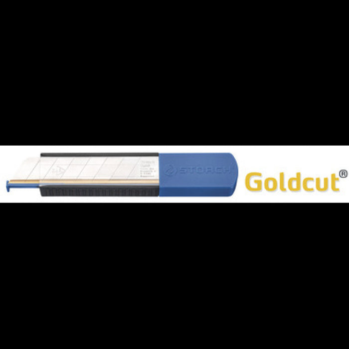 Storch Abbrechmesser Goldcut 18mm Breit im Dispenser - 10 st-4001941356382-MM Farben