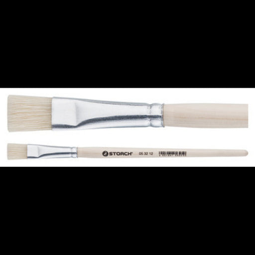 Storch Borst-Gussow-Pinsel Gr.8 Helle Borsten Holzstiel Lang-4001941053236-MM Farben