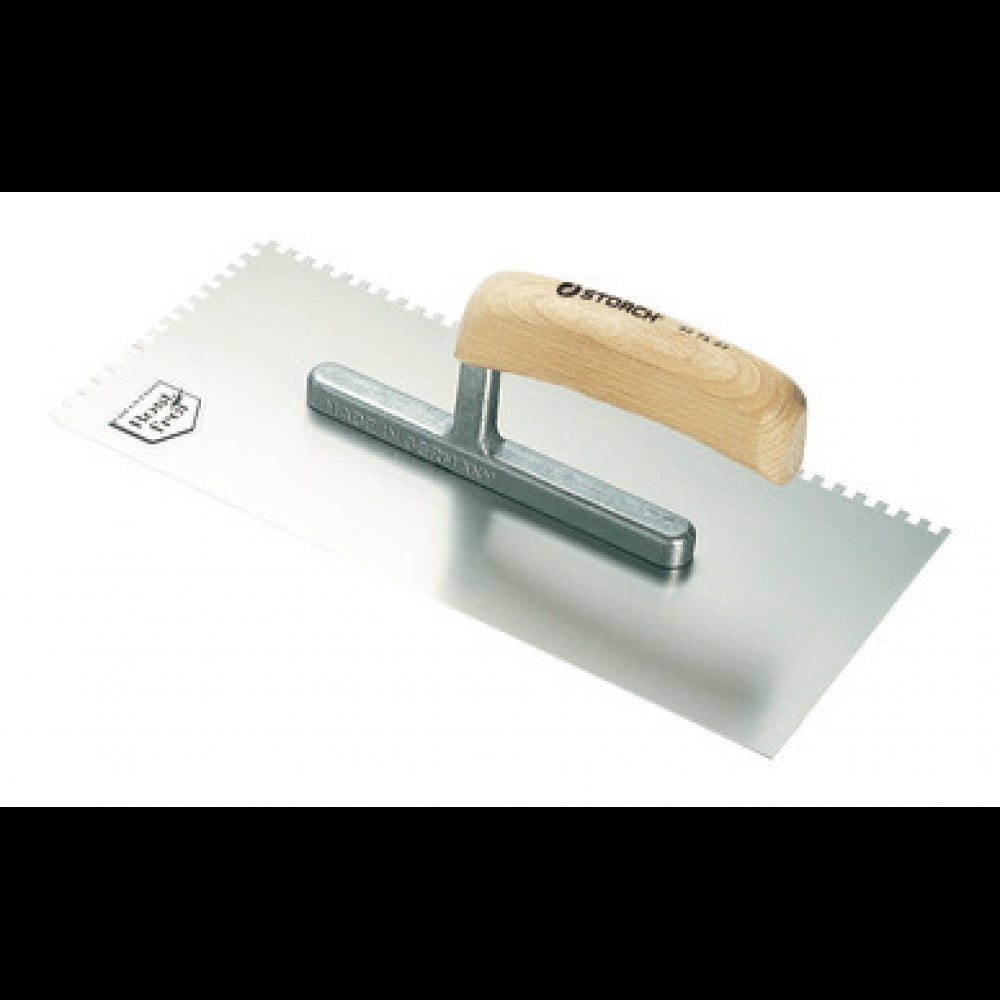 Zahnkelle 4x4 mm Edelstahl - Fliesenkelle mit Softgriff
