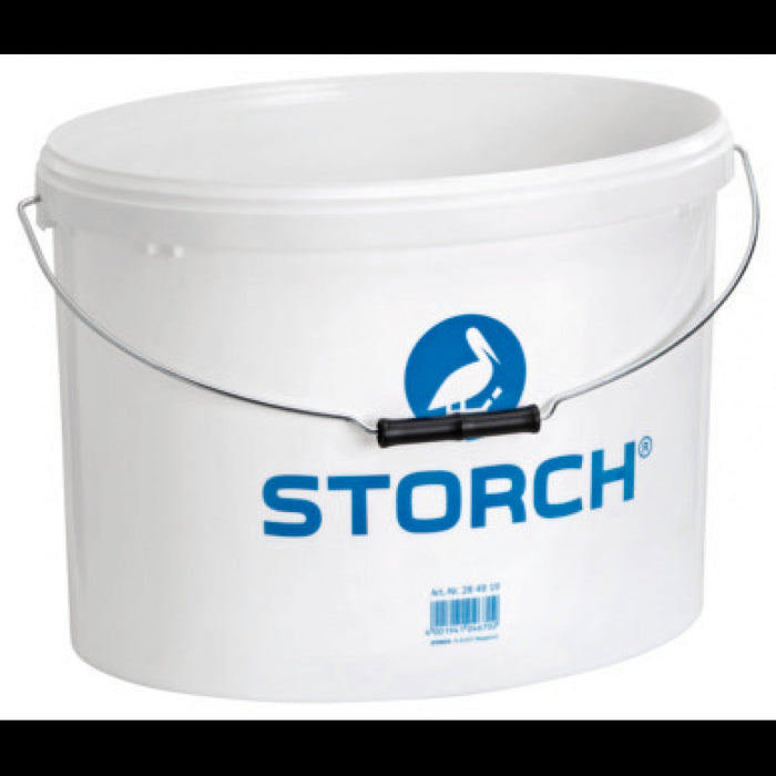 Storch Farbeimer 19L Weiß Kunststoff Oval Mit Bügel-4001941046702-MM Farben
