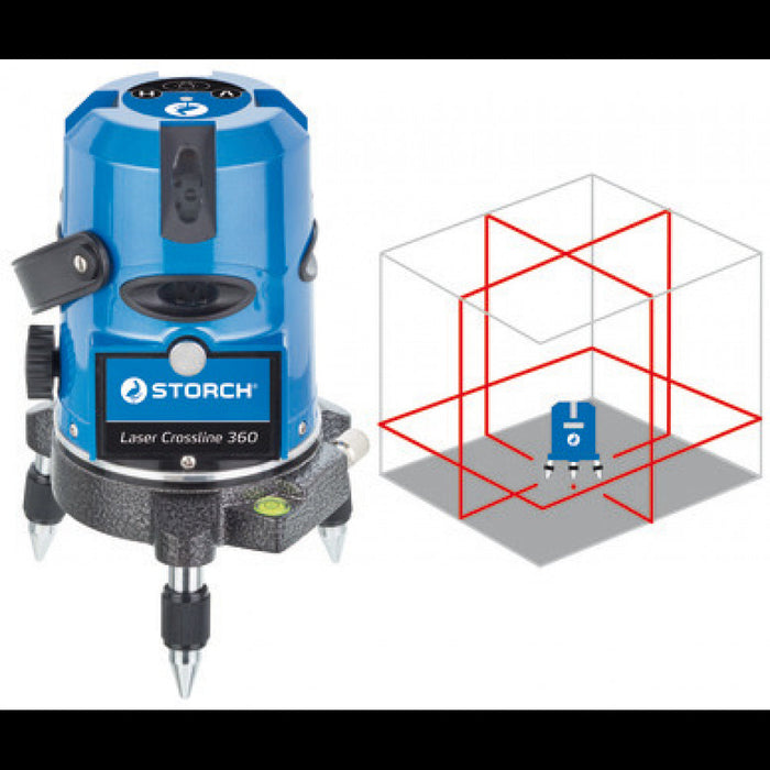 Storch Strichlaser Crossline 360 Magnetisch Selbstnivellierend-4001941104242-MM Farben